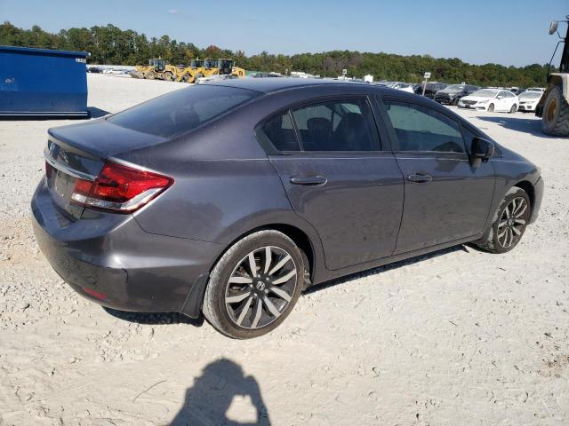 19XFB2F94EE025665 - 2014 HONDA CIVIC EXL ნაცრისფერი ფოტო 3