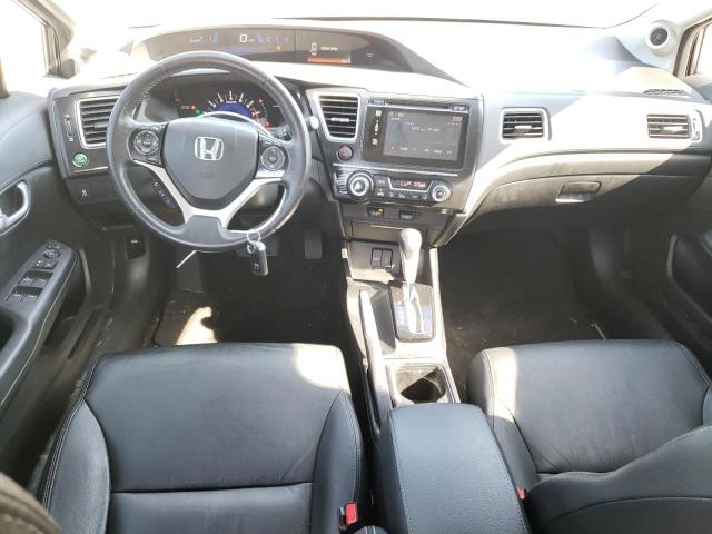 19XFB2F94EE025665 - 2014 HONDA CIVIC EXL ნაცრისფერი ფოტო 8