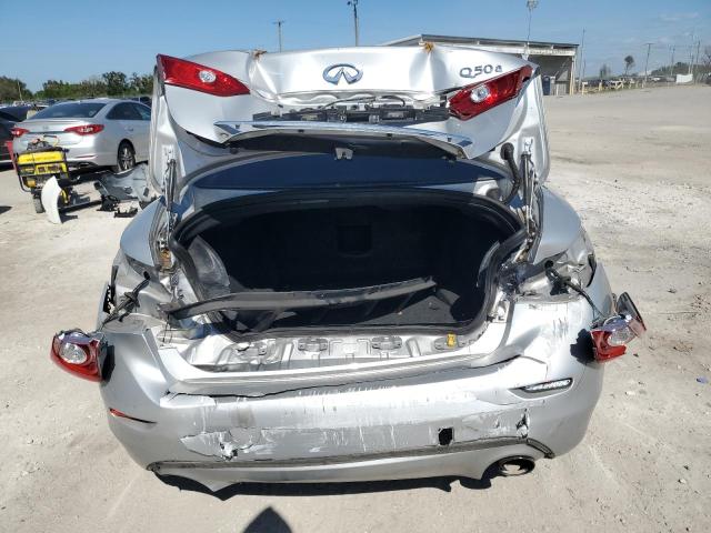 JN1BV7AP4FM337192 - 2015 INFINITI Q50 BASE SILVER photo 6