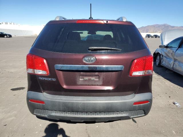 5XYKTDA25DG309874 - 2013 KIA SORENTO LX PURPLE photo 6