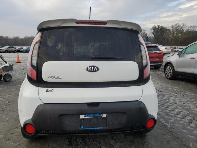 KNDJN2A24F7152638 - 2015 KIA SOUL WHITE photo 6