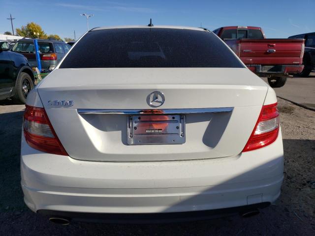 WDDGF54X09F244345 - 2009 MERCEDES-BENZ C 300 WHITE photo 6