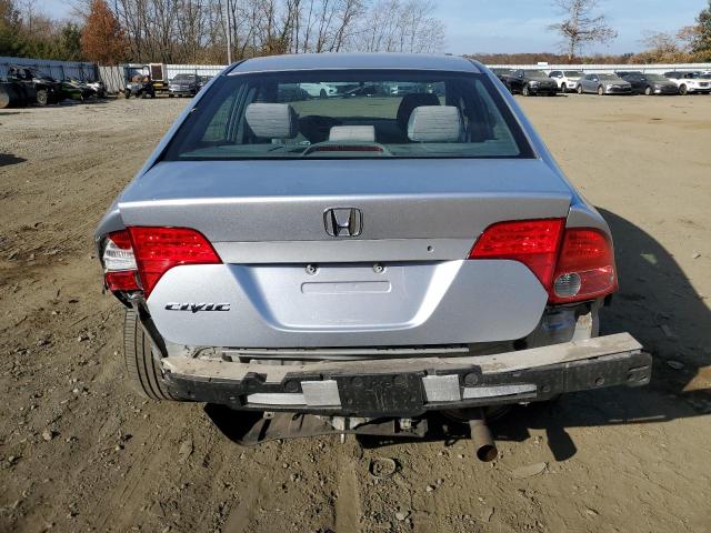 2HGFA16528H314550 - 2008 HONDA CIVIC LX SILVER photo 6