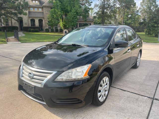 3N1AB7AP5DL777286 - 2013 NISSAN SENTRA S BLACK photo 2