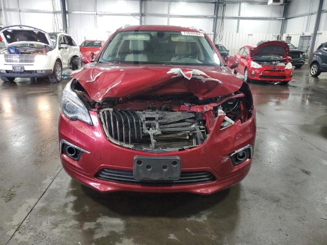 LRBFXDSA8HD119520 - 2017 BUICK ENVISION ESSENCE RED photo 5