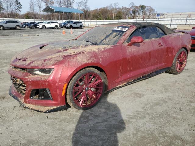 1G1FK3D6XJ0131659 - 2018 CHEVROLET CAMARO ZL1 RED photo 1