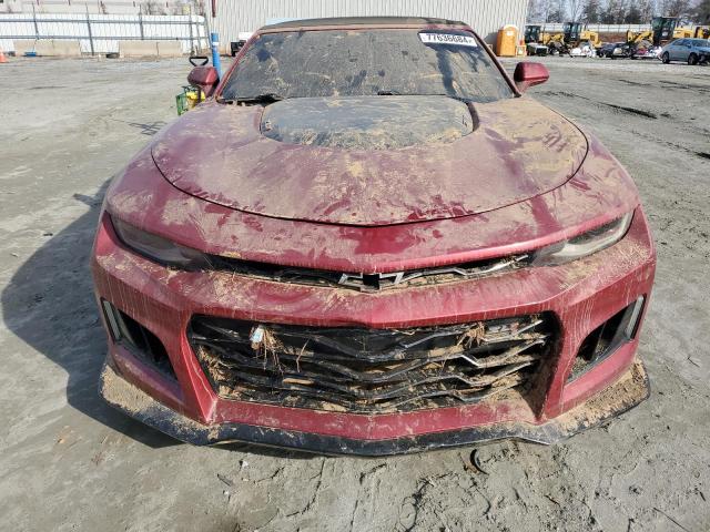 1G1FK3D6XJ0131659 - 2018 CHEVROLET CAMARO ZL1 RED photo 5