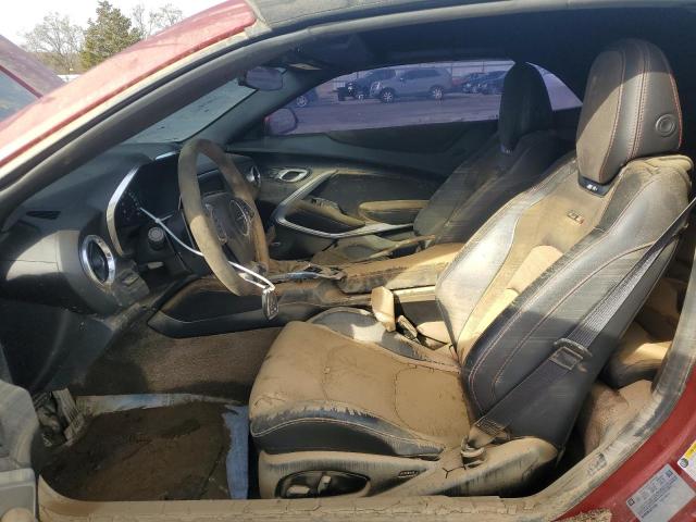 1G1FK3D6XJ0131659 - 2018 CHEVROLET CAMARO ZL1 RED photo 7