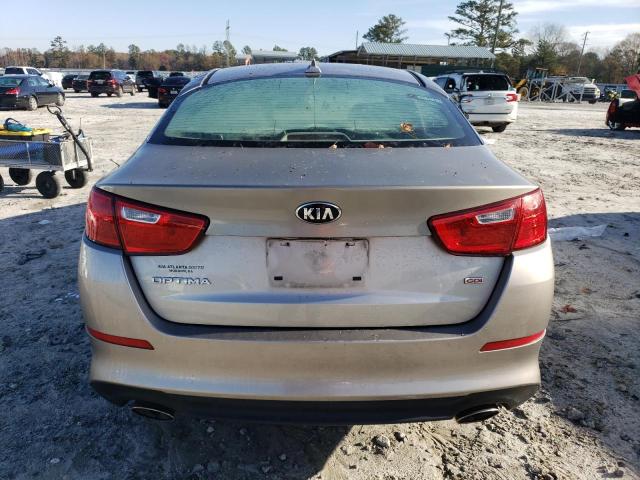 KNAGM4A79E5516290 - 2014 KIA OPTIMA LX SILVER photo 6