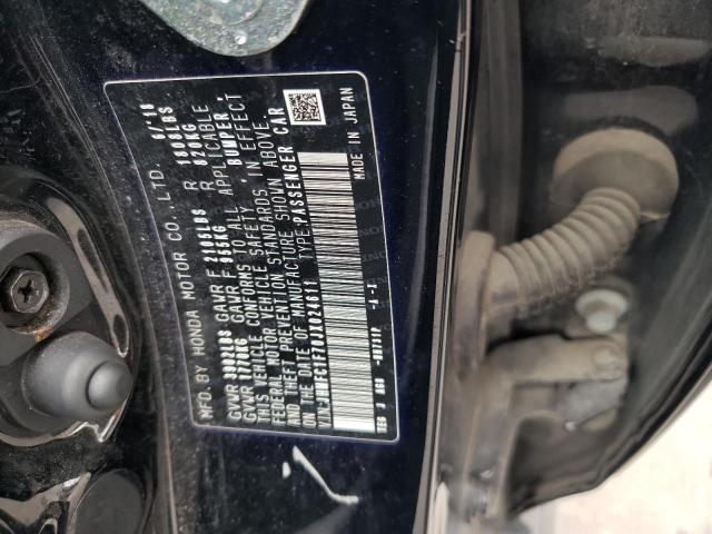 JHMFC1F70JX024611 - 2018 HONDA CIVIC EXL შავი ფოტო 13