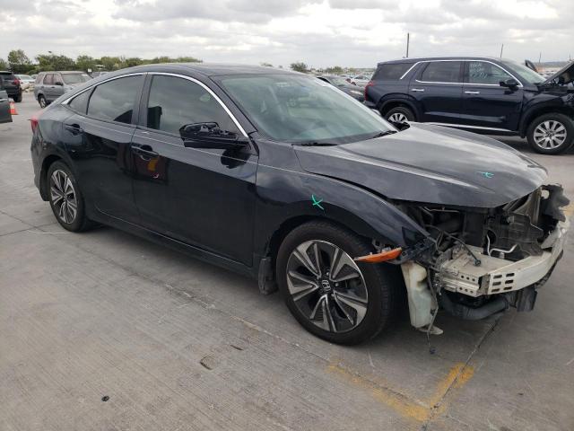 JHMFC1F70JX024611 - 2018 HONDA CIVIC EXL შავი ფოტო 4