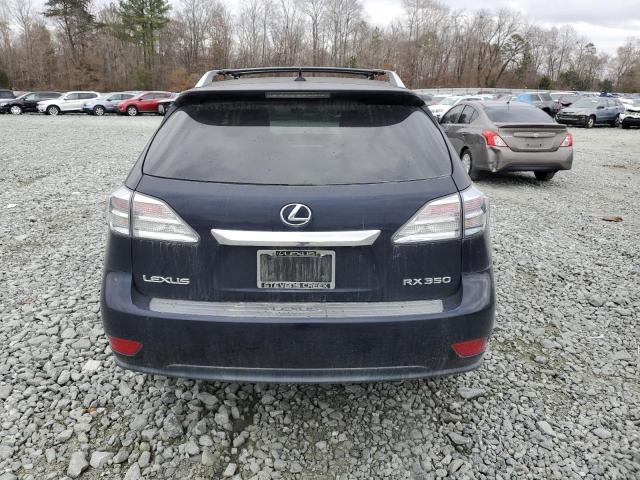 2T2ZK1BA7AC039457 - 2010 LEXUS RX 350 BLACK photo 6