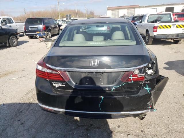 1HGCR2F39GA183842 - 2016 HONDA ACCORD LX BLUE photo 6