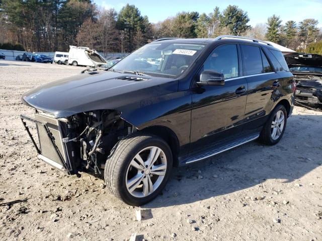 4JGDA5HBXDA242274 - 2013 MERCEDES-BENZ ML 350 4MATIC BLACK photo 1
