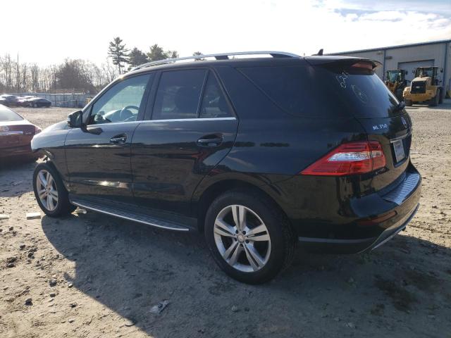 4JGDA5HBXDA242274 - 2013 MERCEDES-BENZ ML 350 4MATIC BLACK photo 2