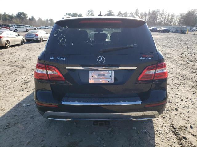 4JGDA5HBXDA242274 - 2013 MERCEDES-BENZ ML 350 4MATIC BLACK photo 6