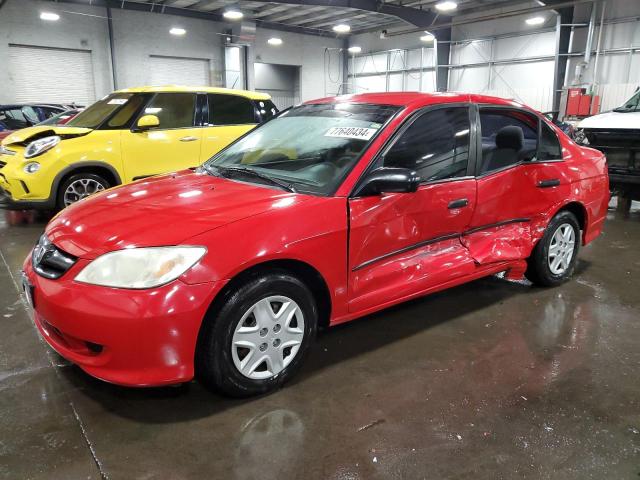 1HGES16335L029040 - 2005 HONDA CIVIC DX VP Կարմիր լուսանկար 1