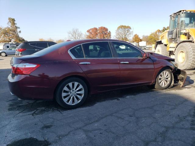 1HGCR2F80DA193439 - 2013 HONDA ACCORD EXL BURGUNDY photo 3