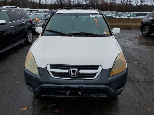 JHLRD78822C068691 - 2002 HONDA CR-V EX WHITE photo 5