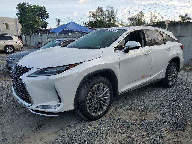 JTJJGKFA6N2029068 - 2022 LEXUS RX 450H L LUXURY WHITE photo 1