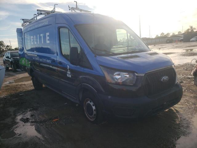 1FTBR1C82NKA40369 - 2022 FORD TRANSIT T-250 BLUE photo 4