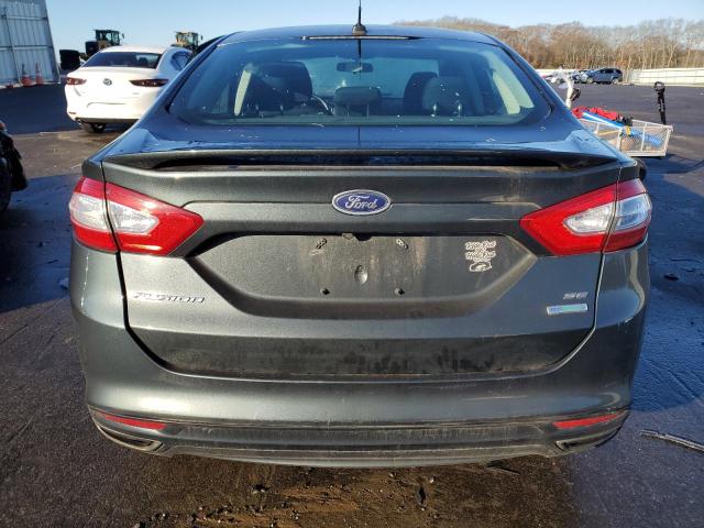 3FA6P0H96FR230200 - 2015 FORD FUSION SE GRAY photo 6