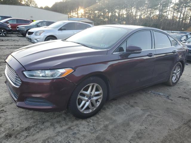 3FA6P0HR7DR121130 - 2013 FORD FUSION SE BURGUNDY photo 1