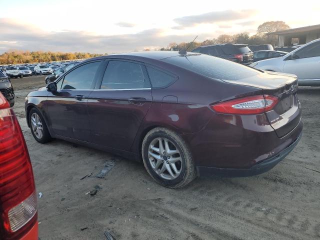 3FA6P0HR7DR121130 - 2013 FORD FUSION SE BURGUNDY photo 2