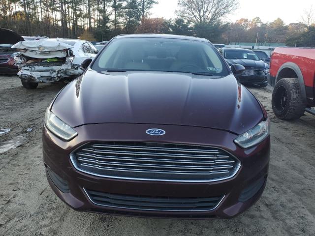 3FA6P0HR7DR121130 - 2013 FORD FUSION SE BURGUNDY photo 5