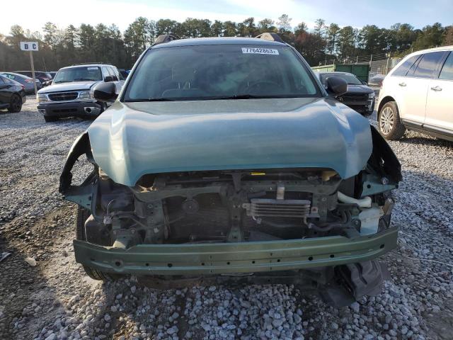 4S4BRCAC1A3330976 - 2010 SUBARU OUTBACK 2.5I GREEN photo 5