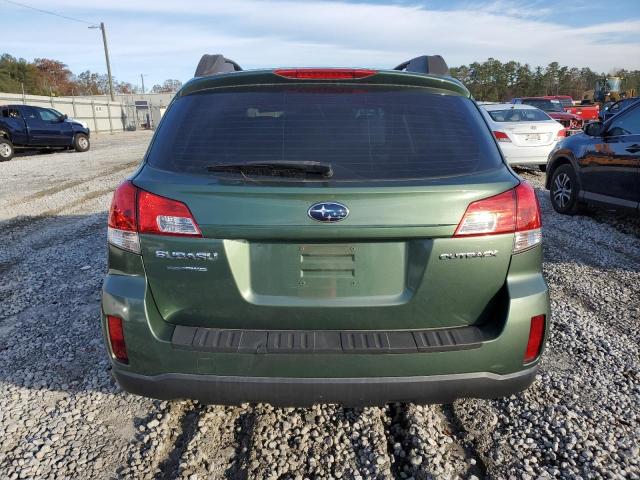 4S4BRCAC1A3330976 - 2010 SUBARU OUTBACK 2.5I GREEN photo 6