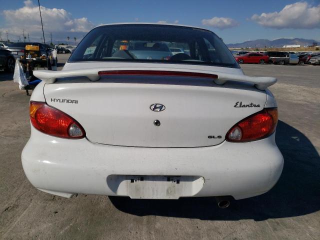 KMHJF35F6XU769036 - 1999 HYUNDAI ELANTRA GLS WHITE photo 6