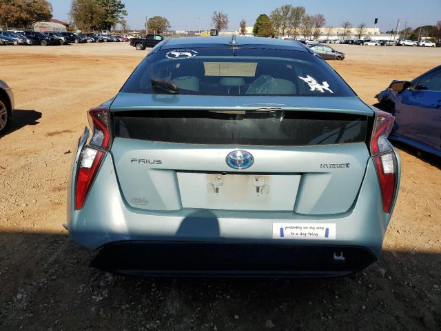 JTDKBRFU5G3005978 - 2016 TOYOTA PRIUS TEAL photo 6