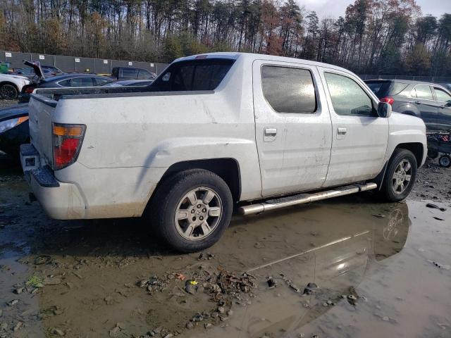 2HJYK16506H571316 - 2006 HONDA RIDGELINE RTL WHITE photo 3