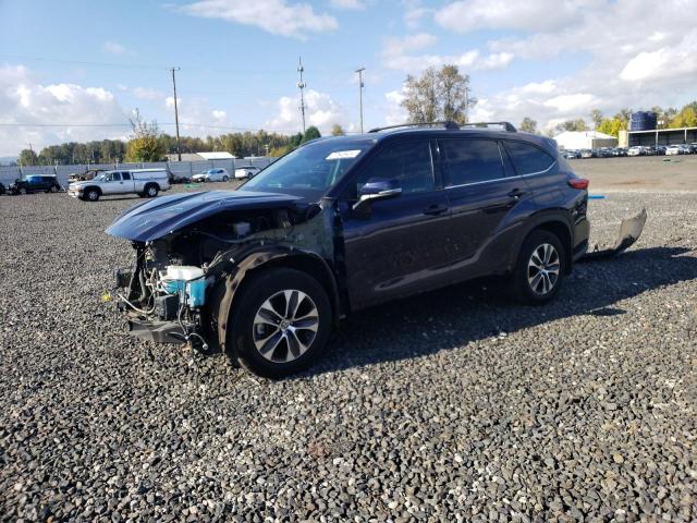 5TDHZRBH1MS092898 - 2021 TOYOTA HIGHLANDER XLE 蓝色 照片 1