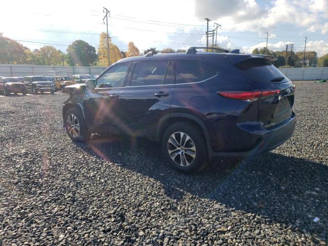 5TDHZRBH1MS092898 - 2021 TOYOTA HIGHLANDER XLE 蓝色 照片 2