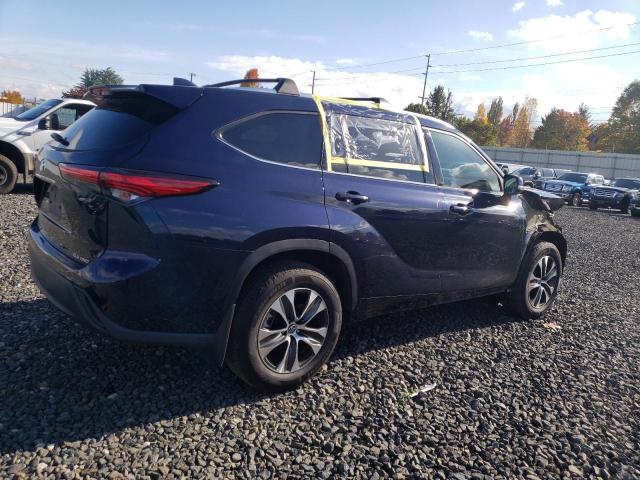 5TDHZRBH1MS092898 - 2021 TOYOTA HIGHLANDER XLE 蓝色 照片 3