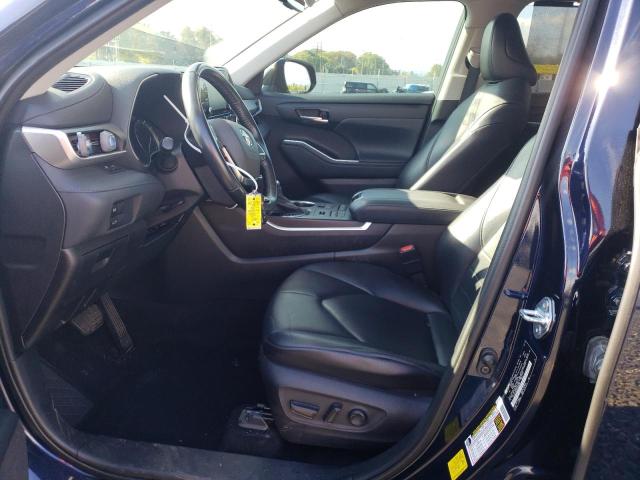 5TDHZRBH1MS092898 - 2021 TOYOTA HIGHLANDER XLE 蓝色 照片 7