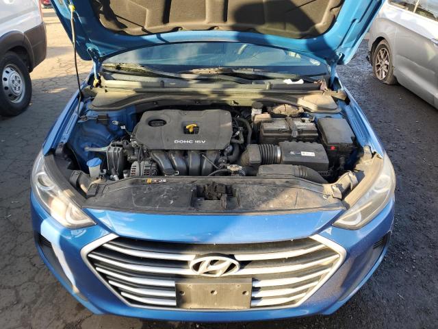 5NPD84LF8HH004877 - 2017 HYUNDAI ELANTRA SE BLUE photo 11