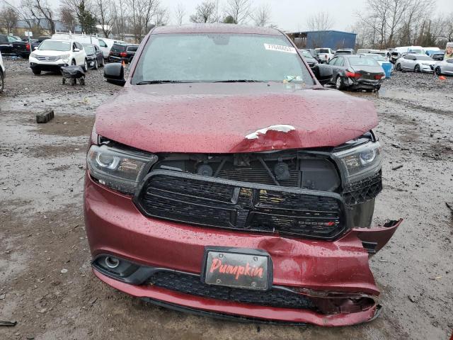 1C4RDJDG5JC434567 - 2018 DODGE DURANGO GT BURGUNDY photo 5