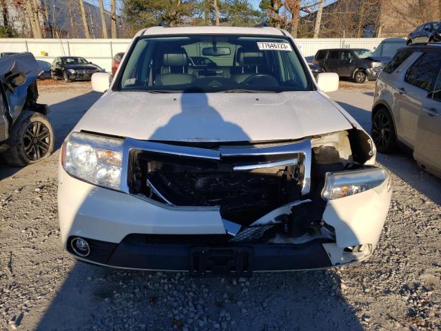 5FNYF4H95DB056891 - 2013 HONDA PILOT TOURING WHITE photo 5