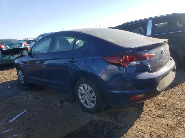 5NPD74LFXLH599193 - 2020 HYUNDAI ELANTRA SE BLUE photo 2