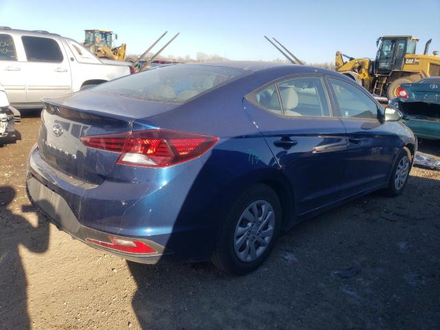 5NPD74LFXLH599193 - 2020 HYUNDAI ELANTRA SE BLUE photo 3