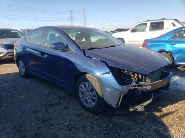 5NPD74LFXLH599193 - 2020 HYUNDAI ELANTRA SE BLUE photo 4