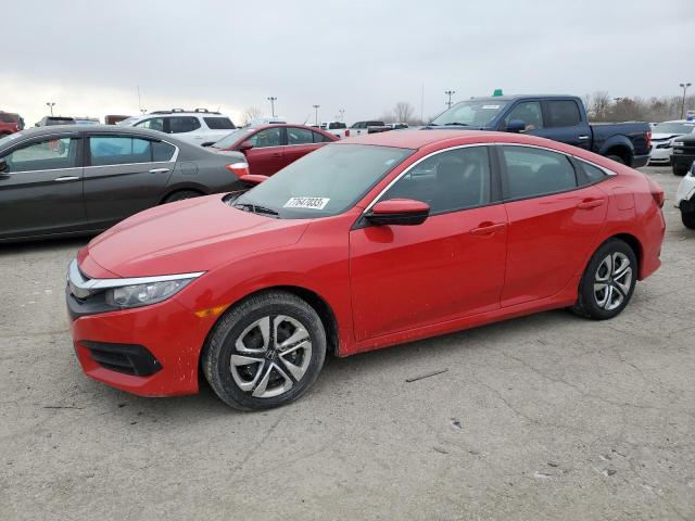 2HGFC2F53GH529546 - 2016 HONDA CIVIC LX RED photo 1