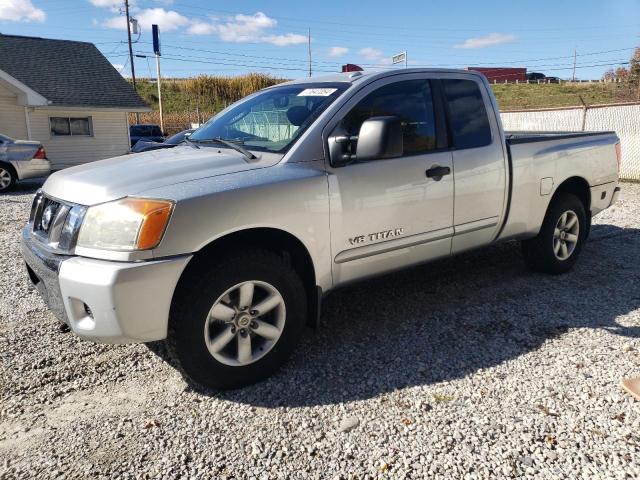 1N6BA06A18N321224 - 2008 NISSAN TITAN XE SILVER photo 1