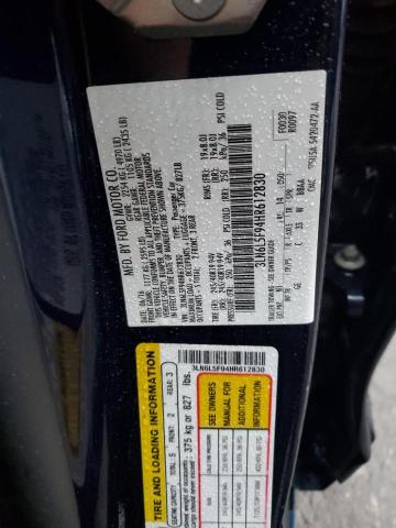 3LN6L5F94HR612830 - 2017 LINCOLN MKZ RESERVE ლურჯი ფოტო 12