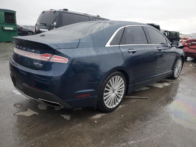 3LN6L5F94HR612830 - 2017 LINCOLN MKZ RESERVE ლურჯი ფოტო 3