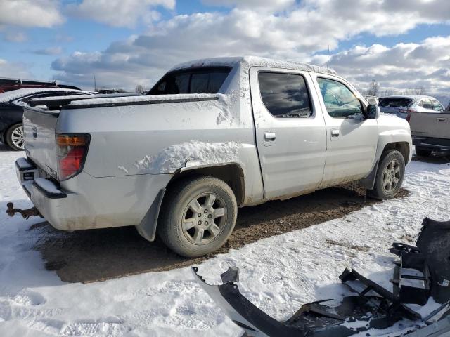 2HJYK16596H507341 - 2006 HONDA RIDGELINE RTL SILVER photo 3