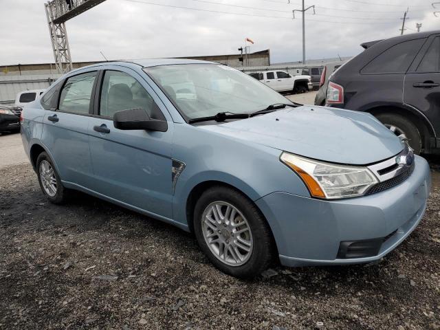 1FAHP35N88W181769 - 2008 FORD FOCUS SE BLUE photo 4